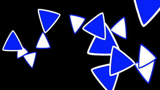 旋转三角三角动画背景视频