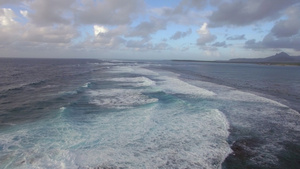 洋空中观测的海面36秒视频