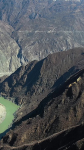 航拍云南山脉山川河流自然风光视频风景名胜视频