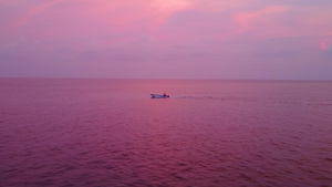 浅环礁湖深沙底浅薄的浅滩海滨海滩航程空中全景15秒视频