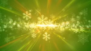 高清绿色多彩雪花跳动音节光效粒子背景视频20秒视频