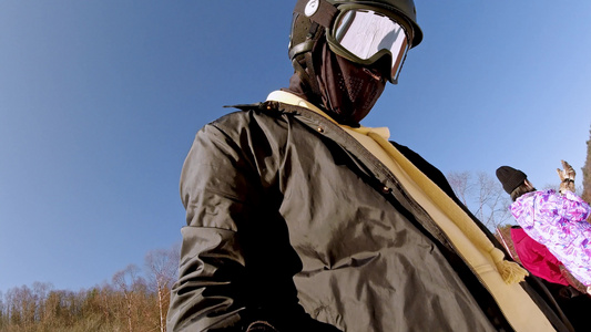 神农架滑雪运动视频