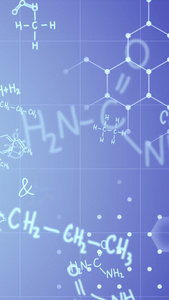 医疗科技化学分子式动态背景视频医学背景视频视频