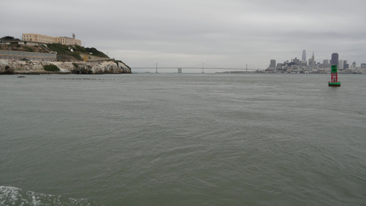 美国加利福尼亚州旧金山湾的雾天视频