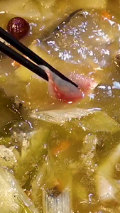 云南著名菜肴雪域冷锅鱼视频视频
