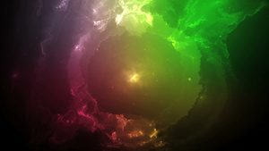 宇宙星云颜色计算机图形15秒视频