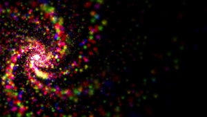 深海空间螺旋星系4k18秒视频