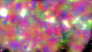 在空间中生长的色星16秒视频
