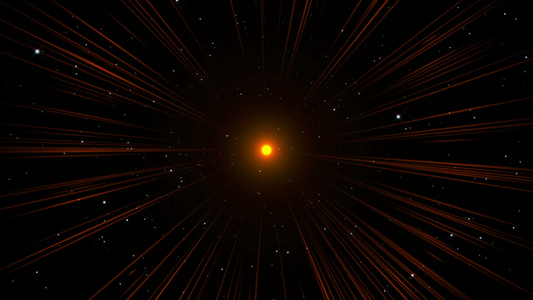 空间射线光中恒星爆炸视频