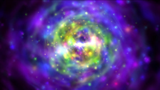 颜色螺旋星系视频