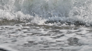 沙滩波的慢动25秒视频