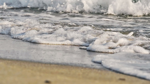 沙滩波的慢动25秒视频