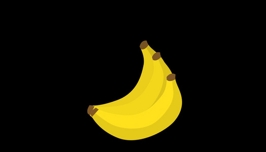 mg动态香蕉水果食物视频素材视频