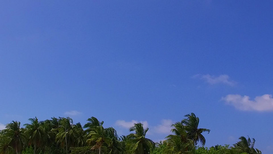 热带海滩之旅的阳光沙洲视频