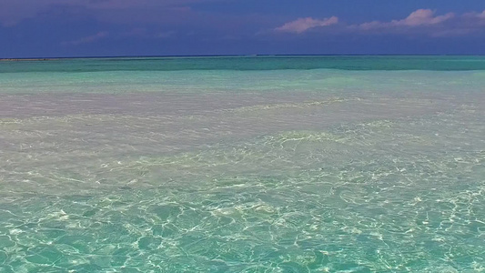 热带环礁湖海滩视频