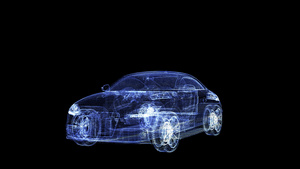 粒子透明汽车10秒视频