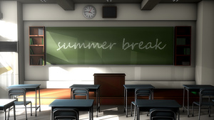 课堂黑板文字暑假11秒视频