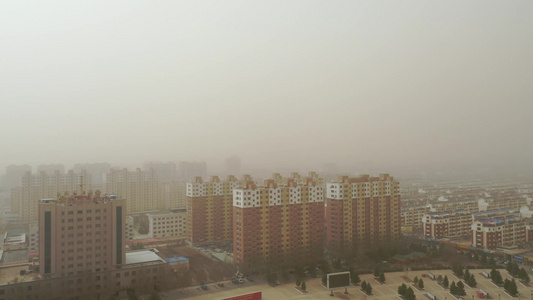 华北地区沙尘天气视频