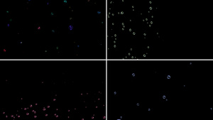 一组漂浮气泡粒子动画212秒视频