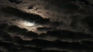 满月的月亮和黑夜的云9秒视频
