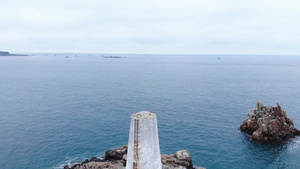 风景美艳的布列帽弗朗特岛主要旅游景点保昂玫瑰灯塔10秒视频