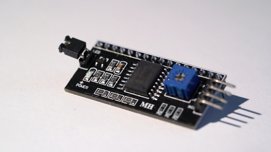 i2c16x2字符Arduino显示器的电线连接模块视频