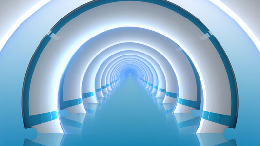 4k拱门抽象隧道背景视频视频