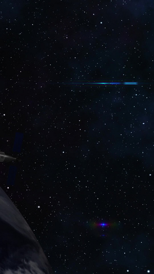 神州飞船对接背景素材宇宙飞船30秒视频