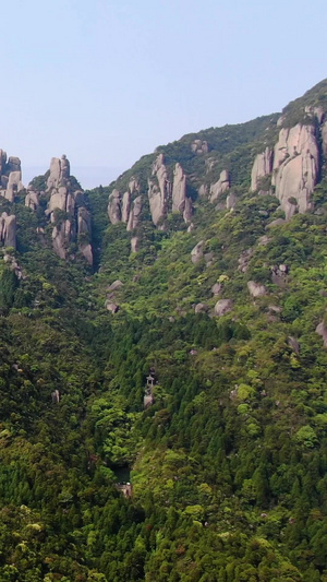 航拍5A景区太姥山迎仙台游览区视频旅游目的地44秒视频