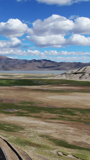 航拍西藏阿里地区公路219国道阿里南线59秒视频
