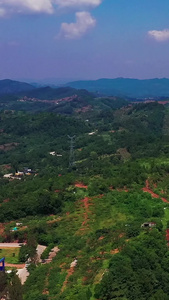 航拍成都龙泉山视频