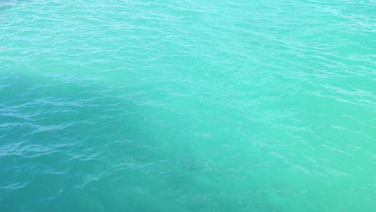 加勒比海的蓝色海水视频