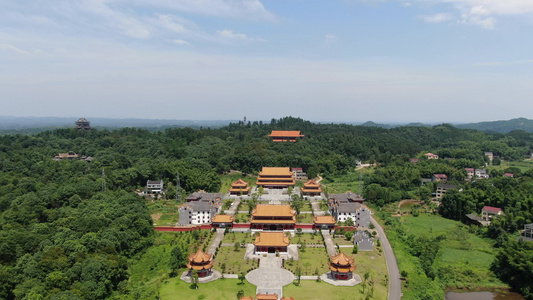 湖南常德桃花源5A景区桃川万寿宫视频