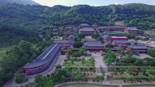 【原创】福州万佛寺 观音 寺庙航拍 古寺视频