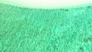 绿宝石海水的环礁湖15秒视频