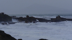 风暴海浪大海场景27秒视频