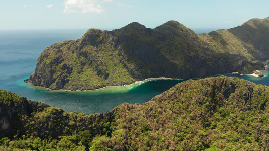 热带岛屿ElnidoPalawanphilippines视频