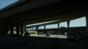 在美国加利福尼亚州洛杉矶的城际高速公路上20秒视频