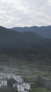 中国最美乡村江西婺源古建筑群落农田民居旅游素材视频