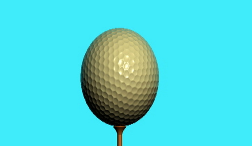 高尔夫球转动在一个可以击球的马桶上视频