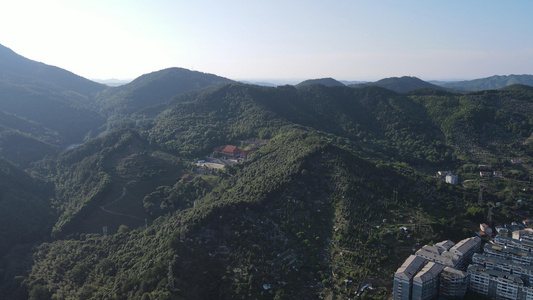 航拍丘陵山川森林大山视频