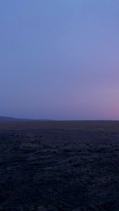 实拍宁夏沙坡头沙漠夕阳地质地理视频