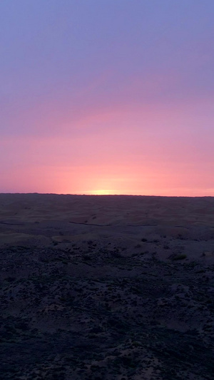 实拍宁夏沙坡头沙漠夕阳夏季热门景点10秒视频