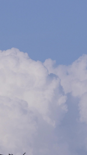 延时摄影城市旅游景区湖北白云阁古建筑蓝天白云天空素材流动的白云18秒视频