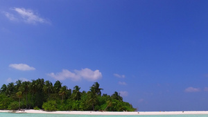 清风旅游异国海观海游海滩度假海面附近有蓝色水海和白色12秒视频