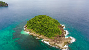 热带岛屿喀拉莫群岛卡马林岛菲利平群岛22秒视频