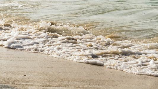 海水泡沫波视频