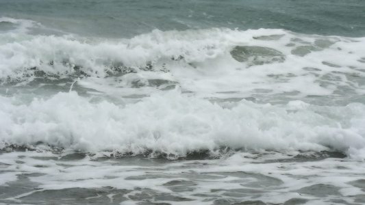 海浪慢动运动视频