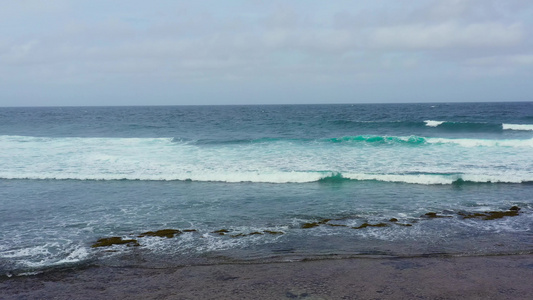 海洋海浪蓝色水面背景视频