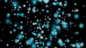 深海中的冰尘漂浮的抽象粒子31秒视频